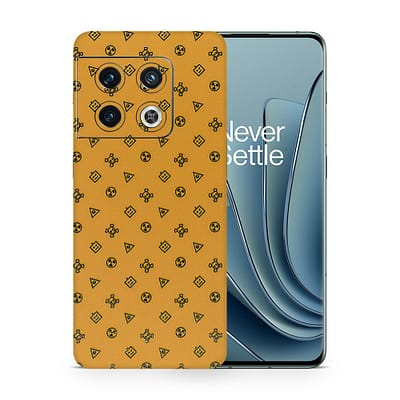 OnePlus 10 Pro Yellow Danger 3D Skin WrapitSkin