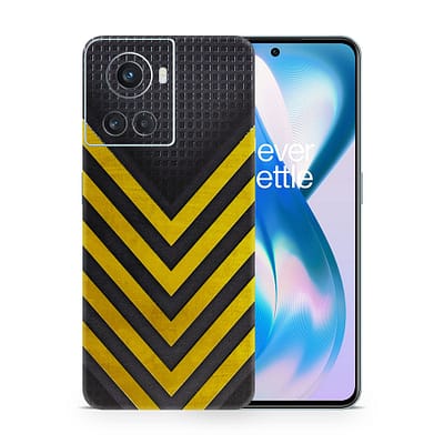 OnePlus 10R Arrows Yellow 3D Skin WrapitSkin