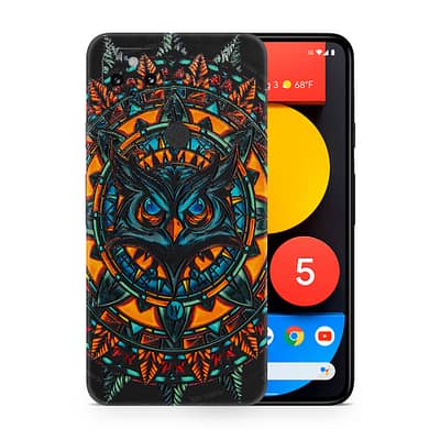Pixel 5 Owl 3D Skin WrapitSkin