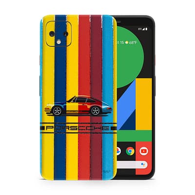 Pixel 4 Porsche Multicolor 3D Skin WrapitSkin