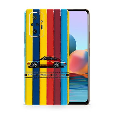 Redmi Note 10 Pro Porsche Multicolor 3D Skin WrapitSkin