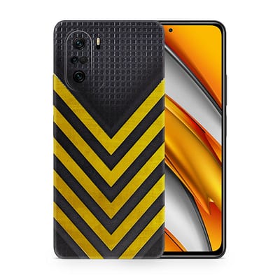 Poco F3 Arrows Yellow 3D Skin WrapitSkin