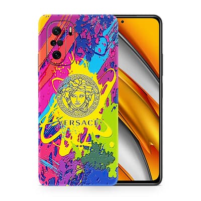 Poco F3 Versace Colorful 3D Skin WrapitSkin