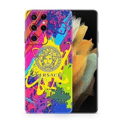 Galaxy S21 Ultra Versace Colorful 3D Skin WrapitSkin