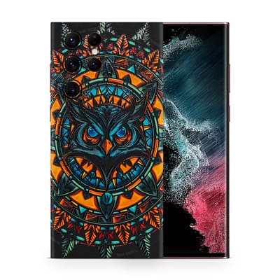 Galaxy S22 Ultra Owl 3D Skin WrapitSkin
