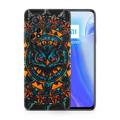 Mi 10T 5G Owl 3D Skin WrapitSkin