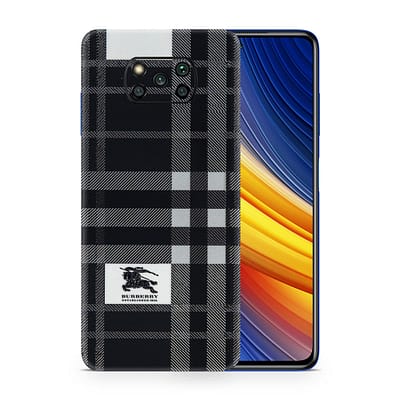 Poco X3 Burberry 3D Skin WrapitSkin