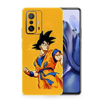 Xiaomi 11T Pro Goku Yellow 3D Skin WrapitSkin
