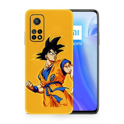 Mi 10T 5G Goku Yellow 3D Skin WrapitSkin