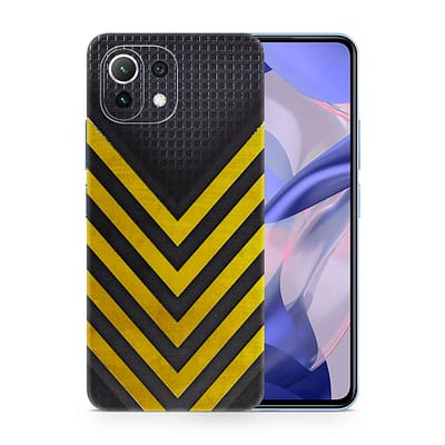 Mi 11 Lite 5G NE Arrows Yellow 3D Skin WrapitSkin
