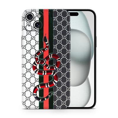 iPhone 15 Plus Gucci 3D Skin WrapitSkin