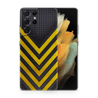 Galaxy S21 Ultra Arrows Yellow 3D Skin WrapitSkin