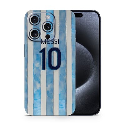 iPhone 15 Pro Messi 3D Skin WrapitSkin
