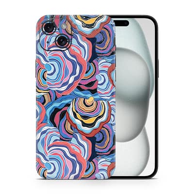 iPhone 15 Plus Abstract Multicolor 3D Skin WrapitSkin