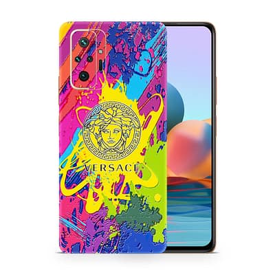 Redmi Note 10 Pro Versace Colorful 3D Skin WrapitSkin