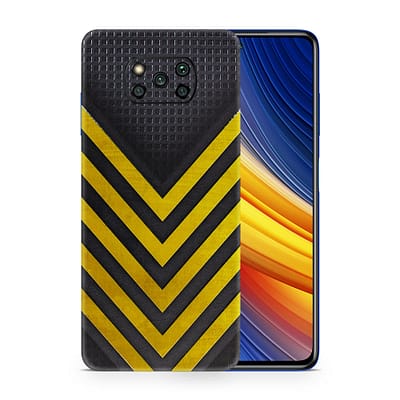 Poco X3 Pro Arrows Yellow 3D Skin WrapitSkin