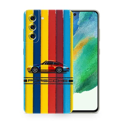 Galaxy S21 FE Porsche Multicolor 3D Skin WrapitSkin