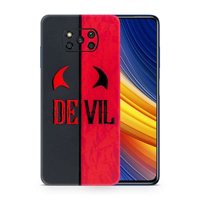 Poco X3 Devil 3D Skin WrapitSkin