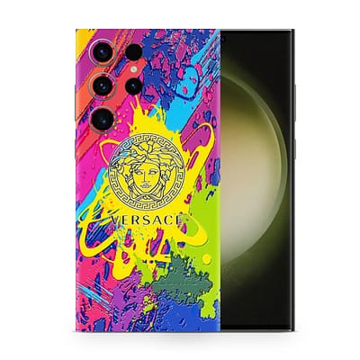 Galaxy S23 Ultra Versace Colorful 3D Skin WrapitSkin