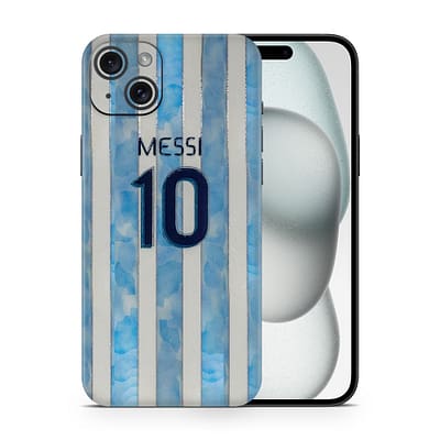 iPhone 15 Plus Messi 3D Skin WrapitSkin