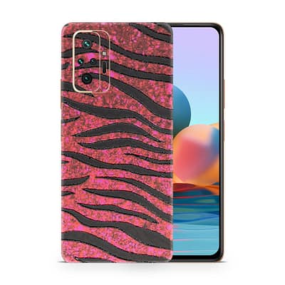 Redmi Note 10 Pro Red Zebra 3D Skin WrapitSkin