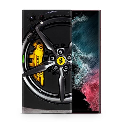 Galaxy S22 Ultra Ferrari Rim 3D Skin WrapitSkin