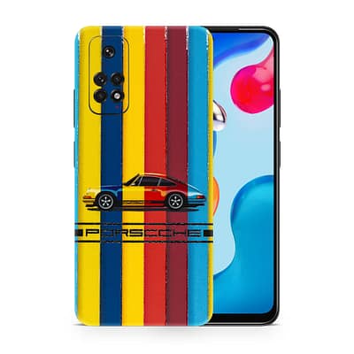 Redmi Note 11 Porsche Multicolor 3D Skin WrapitSkin
