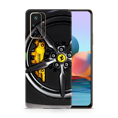 Redmi Note 10 Pro Ferrari Rim 3D Skin WrapitSkin