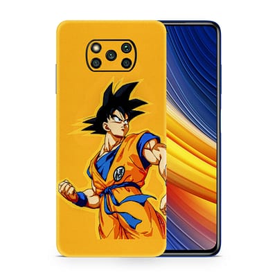 Poco X3 Goku Yellow 3D Skin WrapitSkin