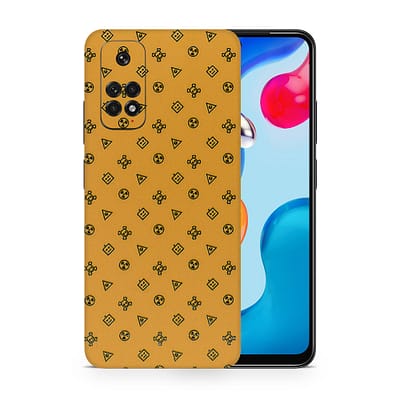 Redmi Note 11 Yellow Danger 3D Skin WrapitSkin