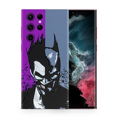 Galaxy S22 Ultra Batman Vs Joker 3D Skin WrapitSkin