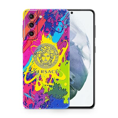 Galaxy S21 Versace Colorful 3D Skin WrapitSkin