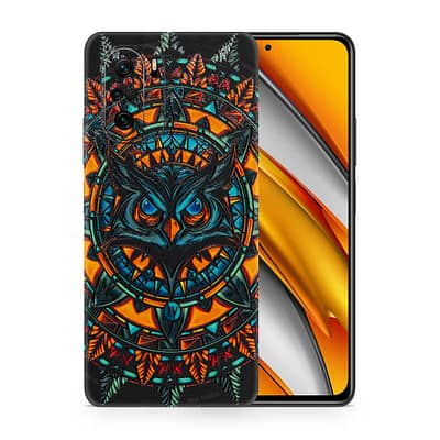 Poco F3 Owl 3D Skin WrapitSkin