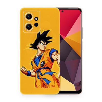 Redmi Note 12 4G Goku Yellow 3D Skin WrapitSkin