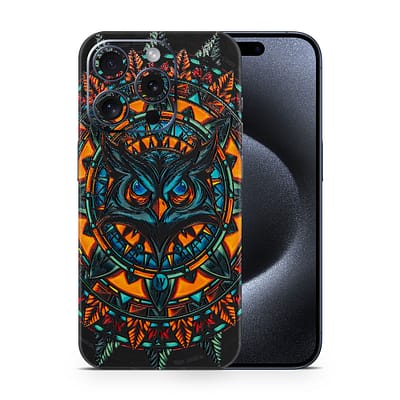 iPhone 15 Pro Owl 3D Skin WrapitSkin