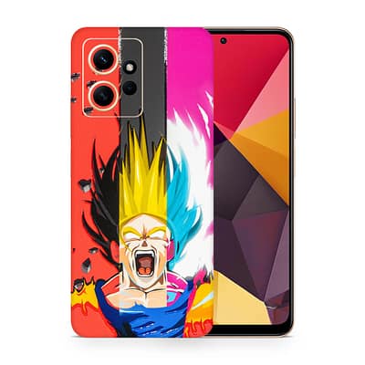 Redmi Note 12 4G Angry Goku 3D Skin WrapitSkin