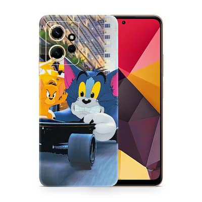 Redmi Note 12 4G Tom And Jerry 3D Skin WrapitSkin