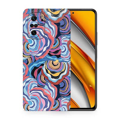 Poco F3 Abstract Multicolor 3D Skin WrapitSkin
