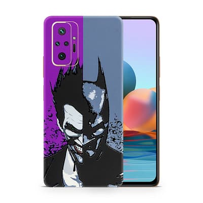 Redmi Note 10 Pro Batman Vs Joker 3D Skin WrapitSkin