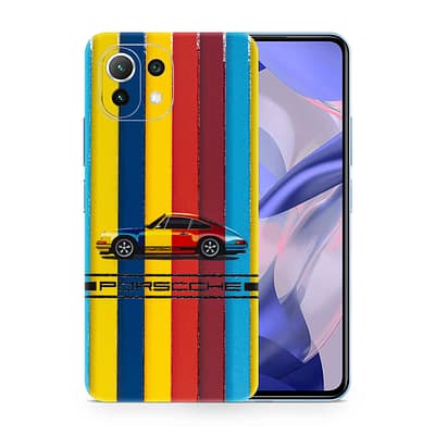 Mi 11 Lite Porsche Multicolor 3D Skin WrapitSkin