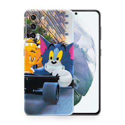 Galaxy S21 Plus Tom And Jerry 3D Skin WrapitSkin