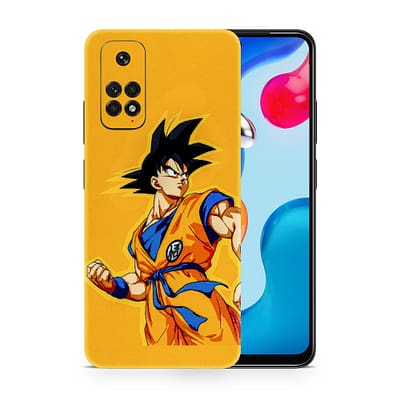Redmi Note 11 Goku Yellow 3D Skin WrapitSkin