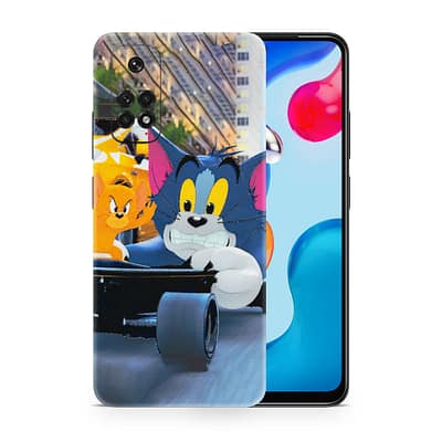 Redmi Note 11 Tom And Jerry 3D Skin WrapitSkin