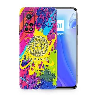 Mi 10T 5G Versace Colorful 3D Skin WrapitSkin