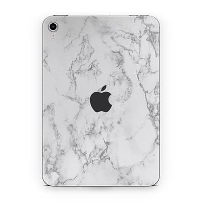 iPad Mini 6 Marble White Skin WrapitSkin