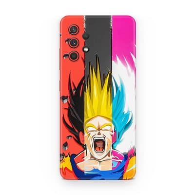 Galaxy A32 Angry Goku 3D Skin WrapitSkin