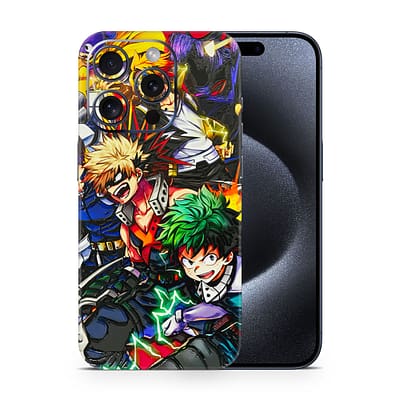 iPhone 15 Pro My Hero 3D Skin WrapitSkin