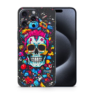 iPhone 15 Pro Max Skull 3D Skin WrapitSkin