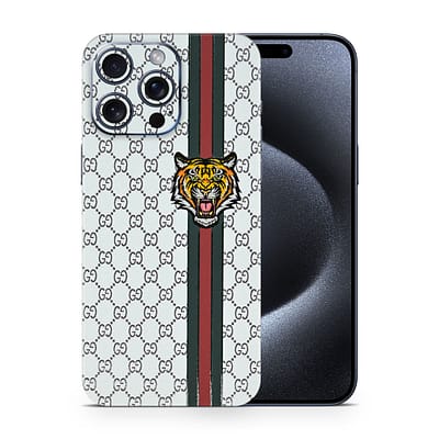iPhone 15 Pro Max Gucci Tiger 3D Skin WrapitSkin