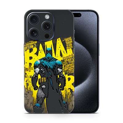 iPhone 15 Pro Batman 3D Skin WrapitSkin